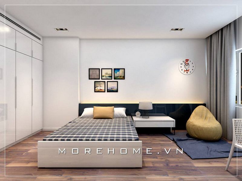 Giường ngủ gỗ hiện đại